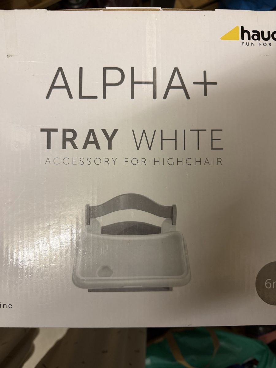 Hauck Seggioloni: Hauck Alpha tray white  – Usato da Urdorf venduto da sof_r7zt 2