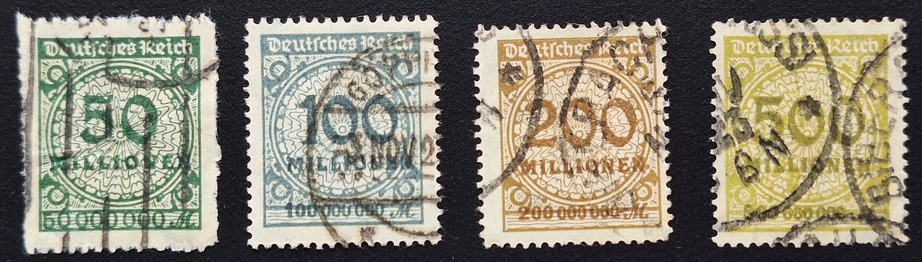 Tutti i francobolli: Deutsches Reich 1923 Inflation – Usato da Lohn-Ammannsegg venduto da konstrwu