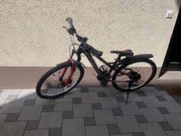 Canyon Speed MTB / Mountainbike – schwarz-rot 