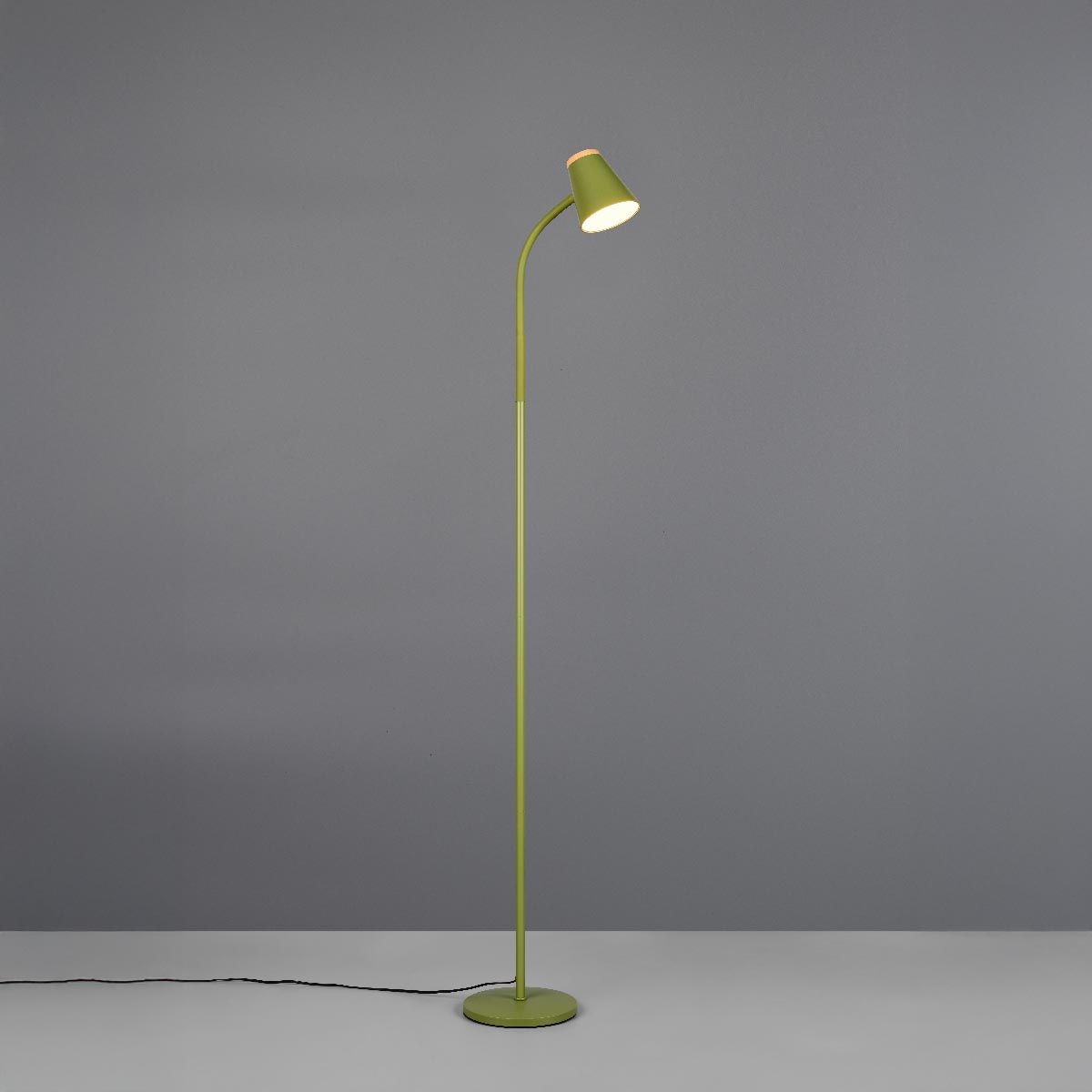 Lampade: LED Stehleuchte, Grün, 145 cm Höhe – Nuovo (secondo la descrizione) da Kreuzlingen venduto da Smart-Light