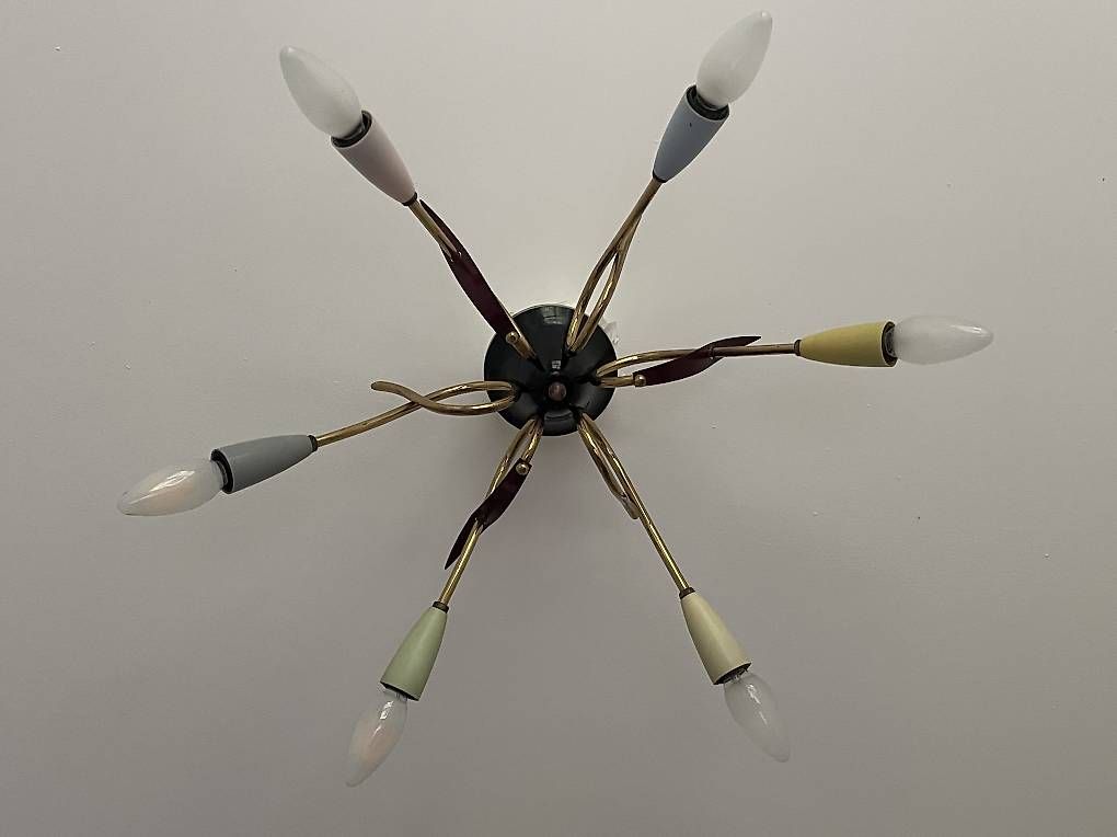 Lampadari & plafoniere: Sputnik Spinnenlampe 50 / 60er  – Usato da Bütschwil venduto da Biberli59 1