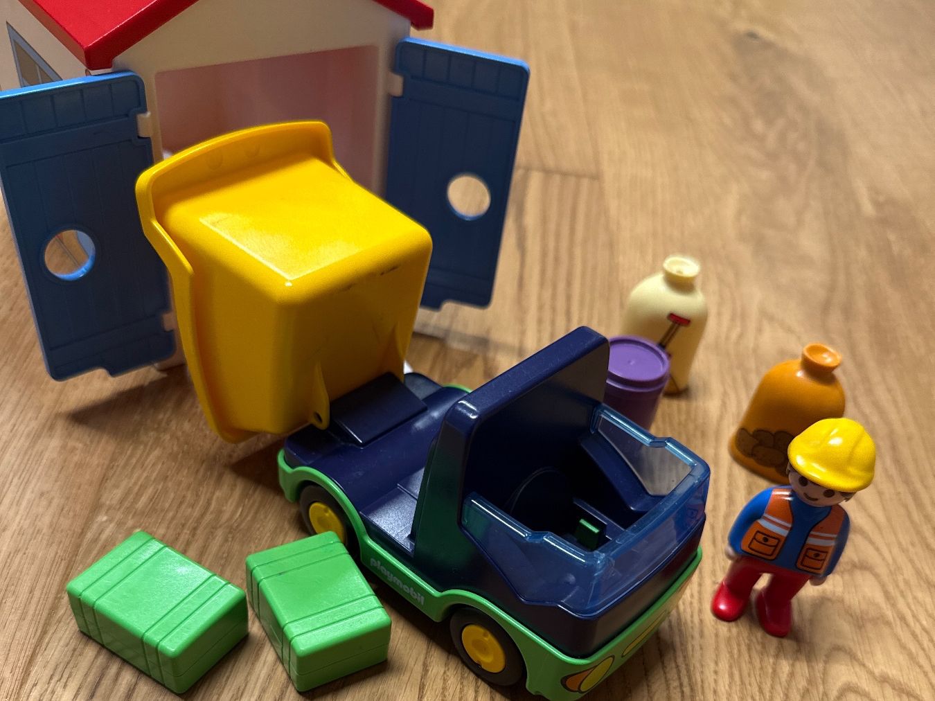 Playmobil Giocattoli: 1.2.3. Playmobl Sortieranlage inkl. Lastwagen – Usato da Sirnach venduto da sbe_pf8v 1