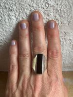 Silberring mit ONYX rechteckig Grösse 59