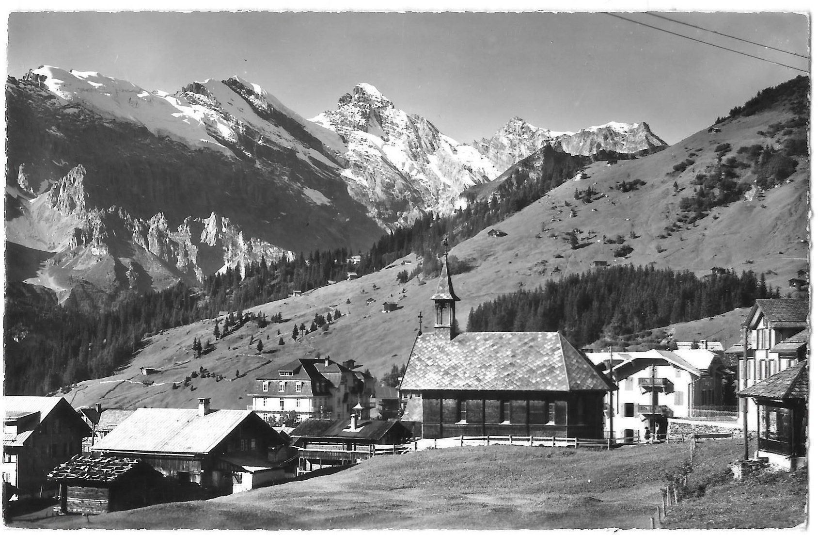 Cartoline postali: Mürren Katholische Kapelle – Usato da Olten venduto da clotaldi
