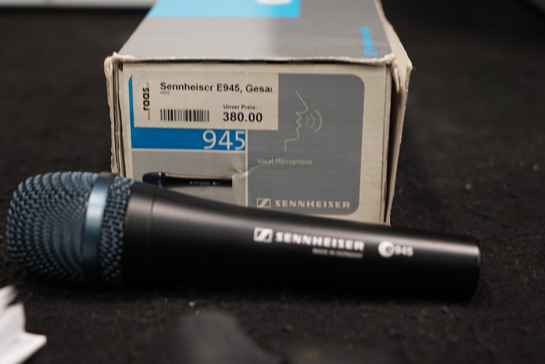 Microfoni: Sennheiser E 945 Hand Gesangs-Mikrofon – Usato da Ortschwaben venduto da Musictrade 1