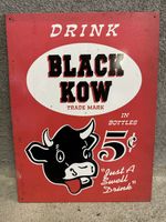 Black kow drink Werbung Reklame 