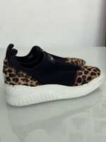 Just Cavalli Leopard Print Sneakers, Slip-on Style