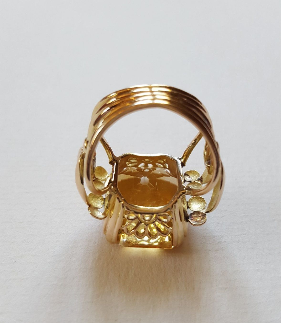 Ringe: Massiv Unikat 585 Gold Ring Mit Citrin – Gebraucht aus Wald ZH von Aniade 5