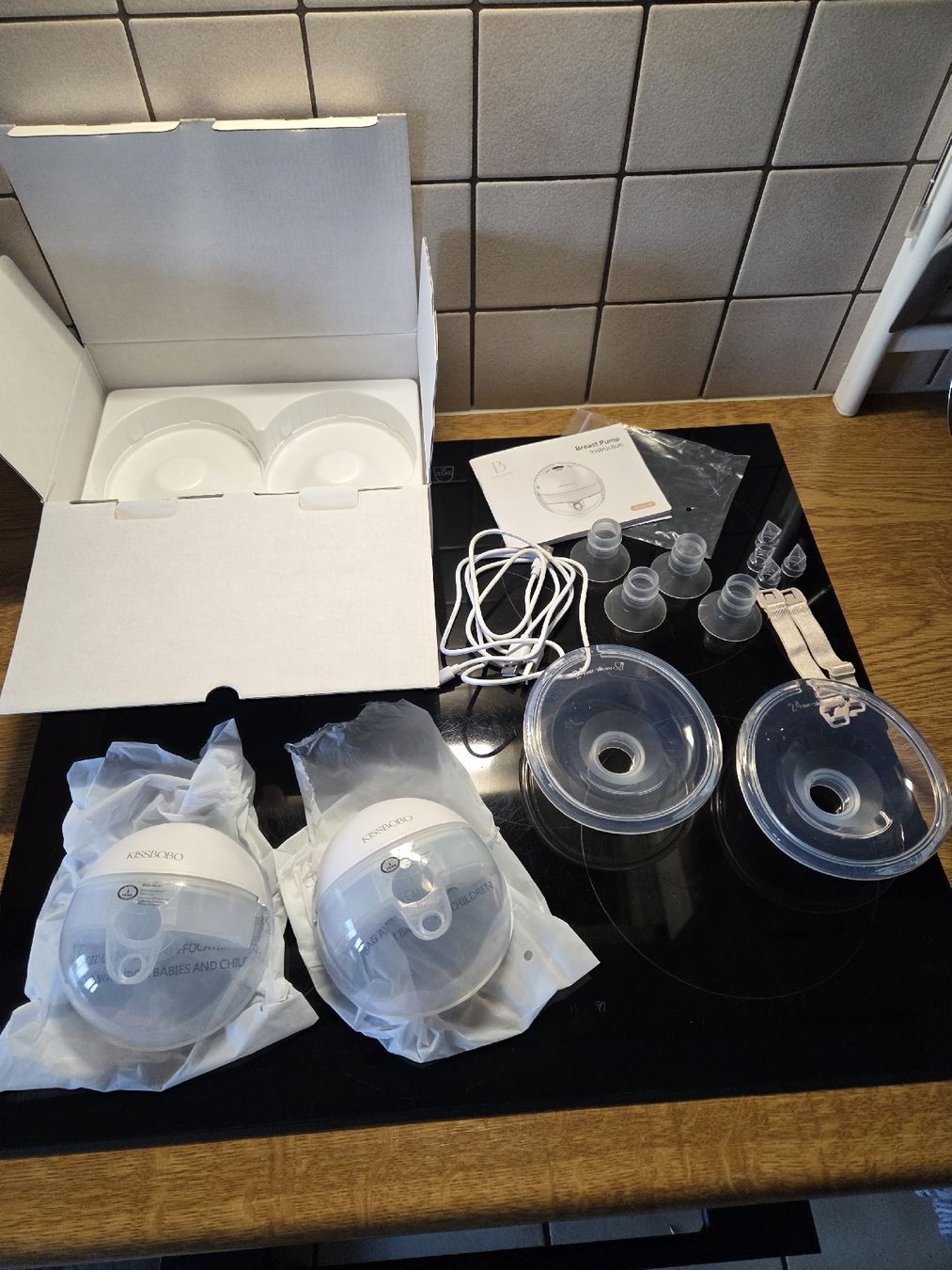 Accessori per l’allattamento: Elektrische Doppel- Milchpumpe – Nuovo (secondo la descrizione) da Aarberg venduto da chr_9v67 1
