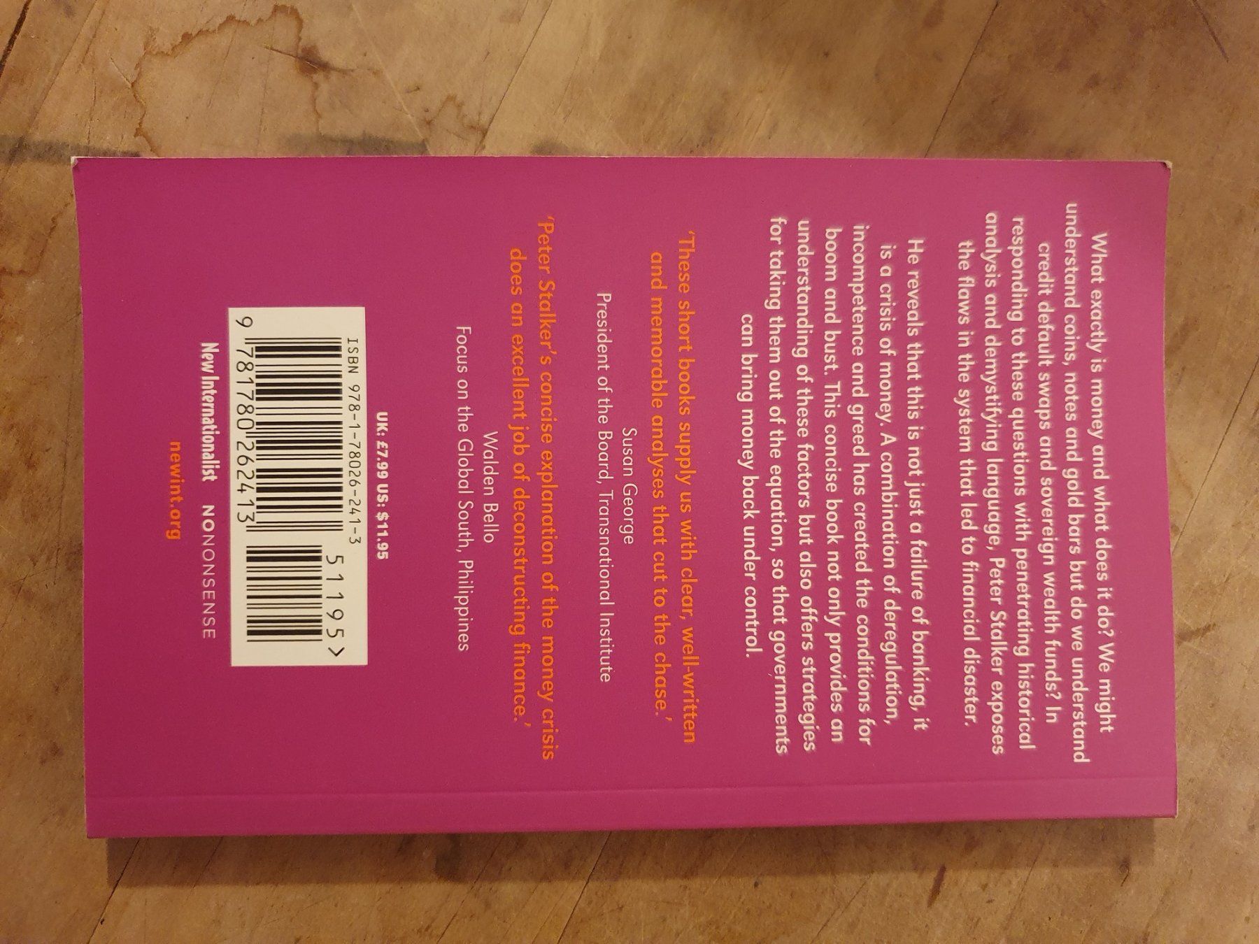 Libri: The Money Crisis Peter Stalker Nononsens – Usato da Zürich venduto da loosebone 1