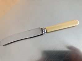 BUTTERMESSER mit Horngriff, Sheffield, England, sehr alt