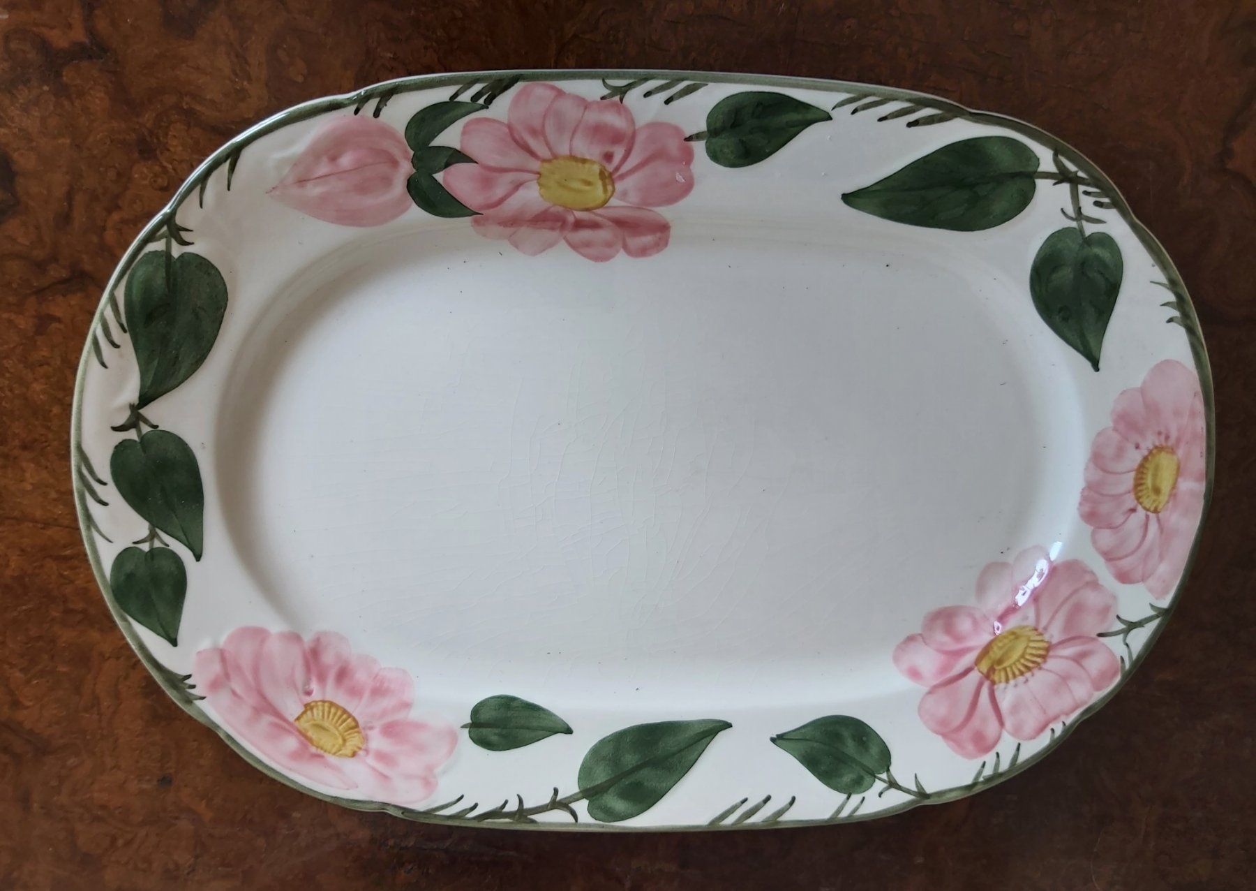Villeroy & Boch Piatti di portata: Wunderschöne Vintage Servierplatte Wildrose 40cm – Usato da Bern venduto da aronari 5