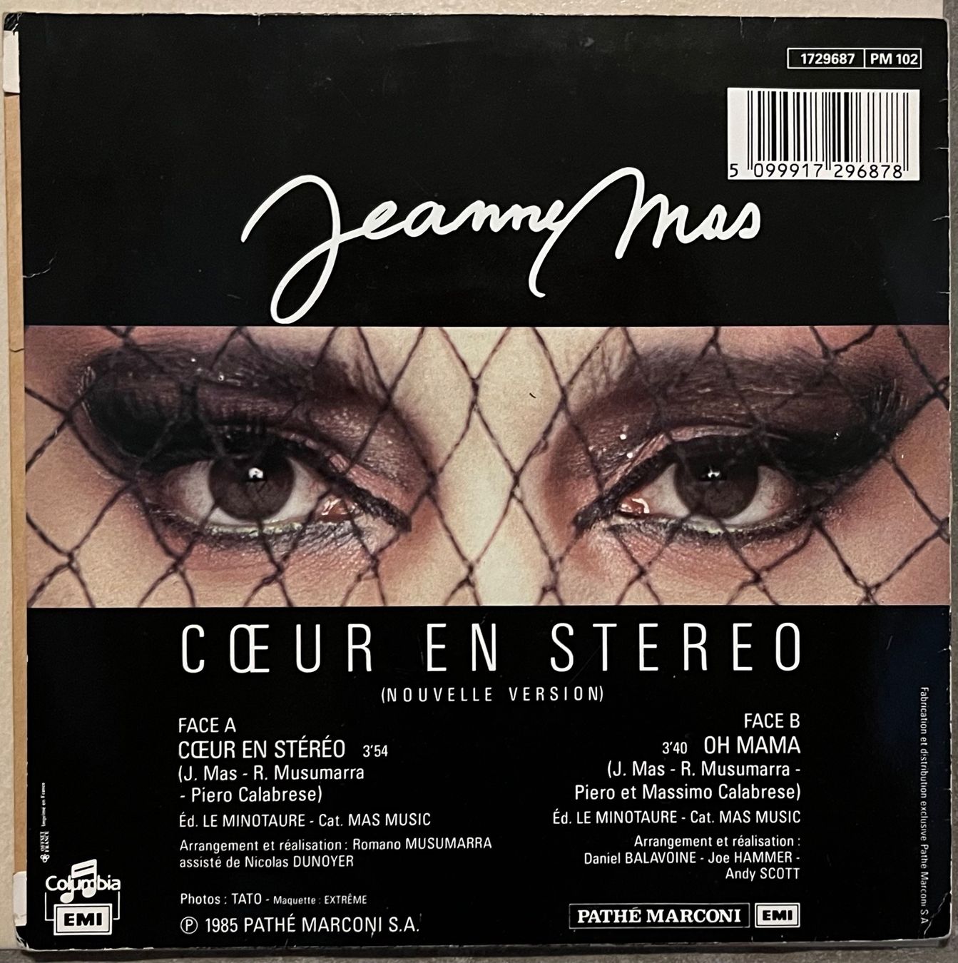 Dischi in vinile: JEANNE MAS - COEUR EN STEREO – Usato da Bussigny venduto da vinyl-pas-cher 1