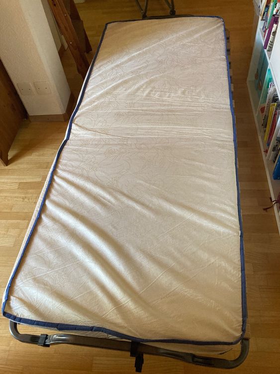 Jamdok Matelas Pliable En Mousse à Mémoire De Forme De 10 Cm, Lavable En Machine, Housse En Velours Cristal, Tapis De Couchage Pliable, Lit D'appoint Pour Adulte, Tapis De Camping à Trois