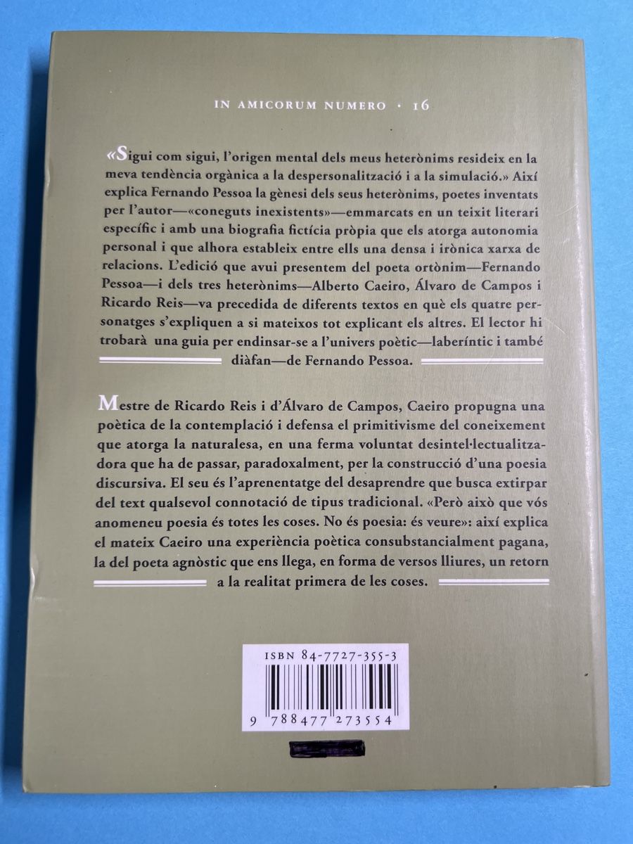 Libri: Fernando Pessoa, Poèmes d'Alberto Caeiro – Usato da Genève venduto da PoissonBlue 1