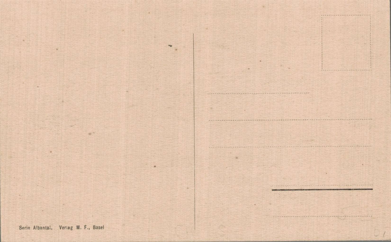 Cartoline postali: Alte Ansichtskarte: St. Albanstift Basel - ca. 1920 – Usato da Luzern venduto da Kartenansicht 1