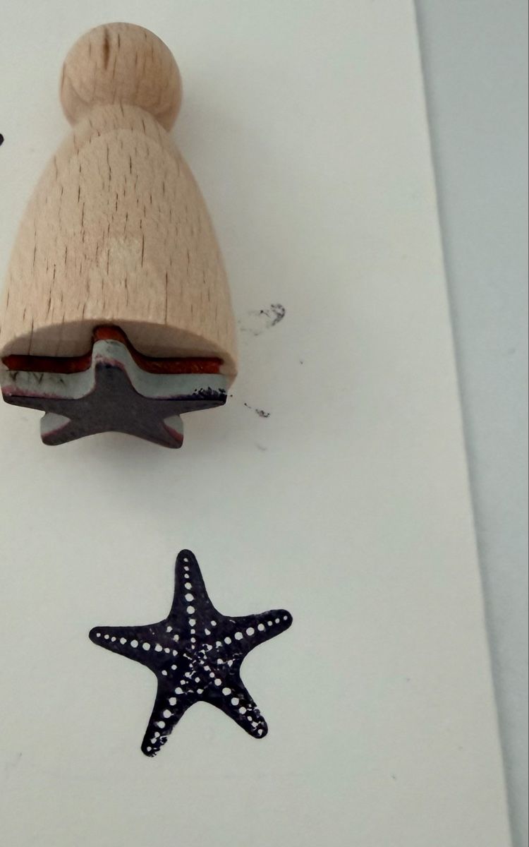 Timbri: Rubber Stamp Starfish Design Crafting Scrapbooking – Usato da Thun venduto da dar_fz6y 1