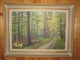 Tableau La foret par Robert Lauper