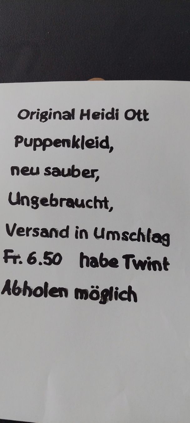 Heidi ott Puppen: Heidi Ott Puppenkleid – Neu (gemäss Beschreibung) aus Muri AG von nindo1 5