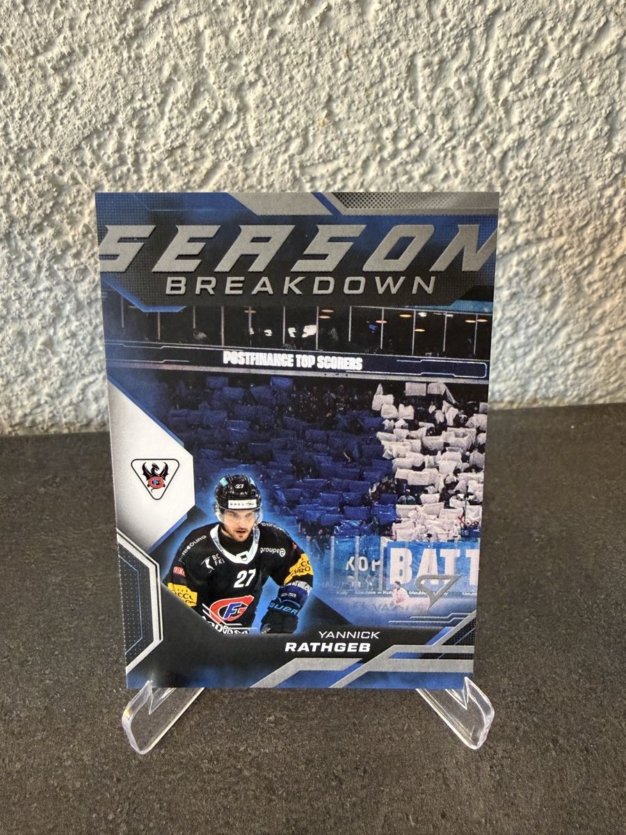 Sportzoo Cartes à collectionner: Yannick Rathgeb - Season Breakdown – Neuf avec emballage d'origine à Réchy par Leeroy1998