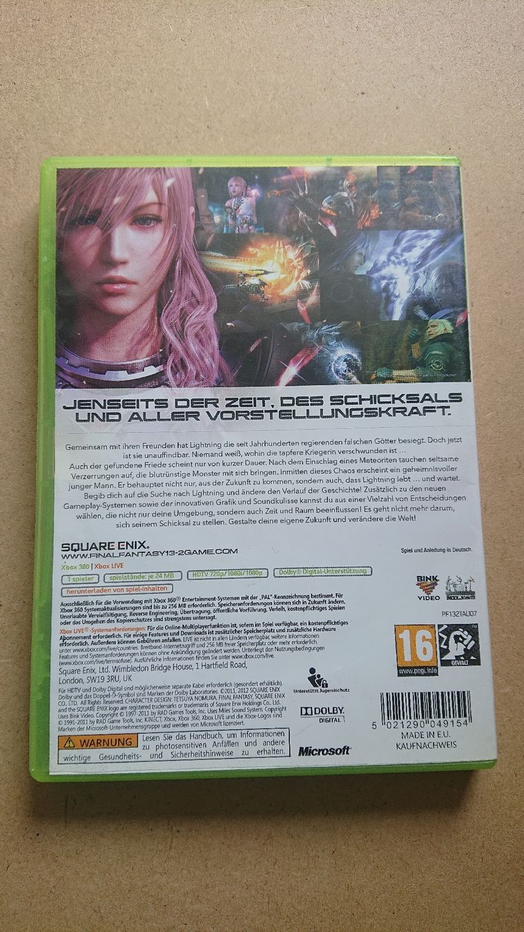 Giochi: Final Fantasy XIII-2 Xbox 360  – Usato da Chur venduto da FreakofRarity 1