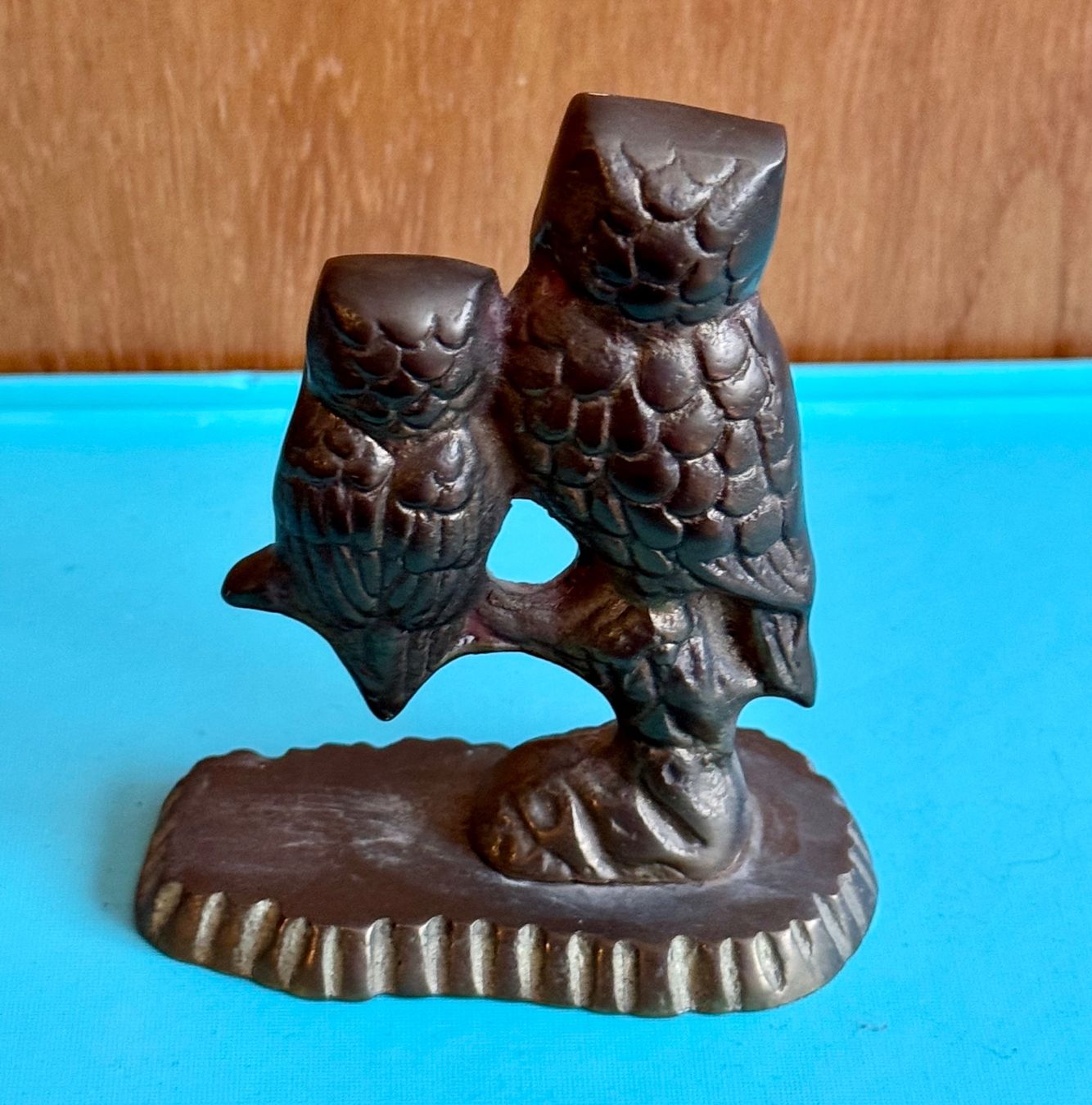 Statuette: Eulenpaar aus Messing alt – Usato da Grabs venduto da Barbstucky 2