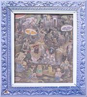 Kunst aus Bali - UBUD Gemälde 40x48 cm
