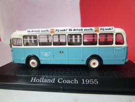 Bus - Holland Coach 1955 - hellblau - ca 12cm - schön in Box