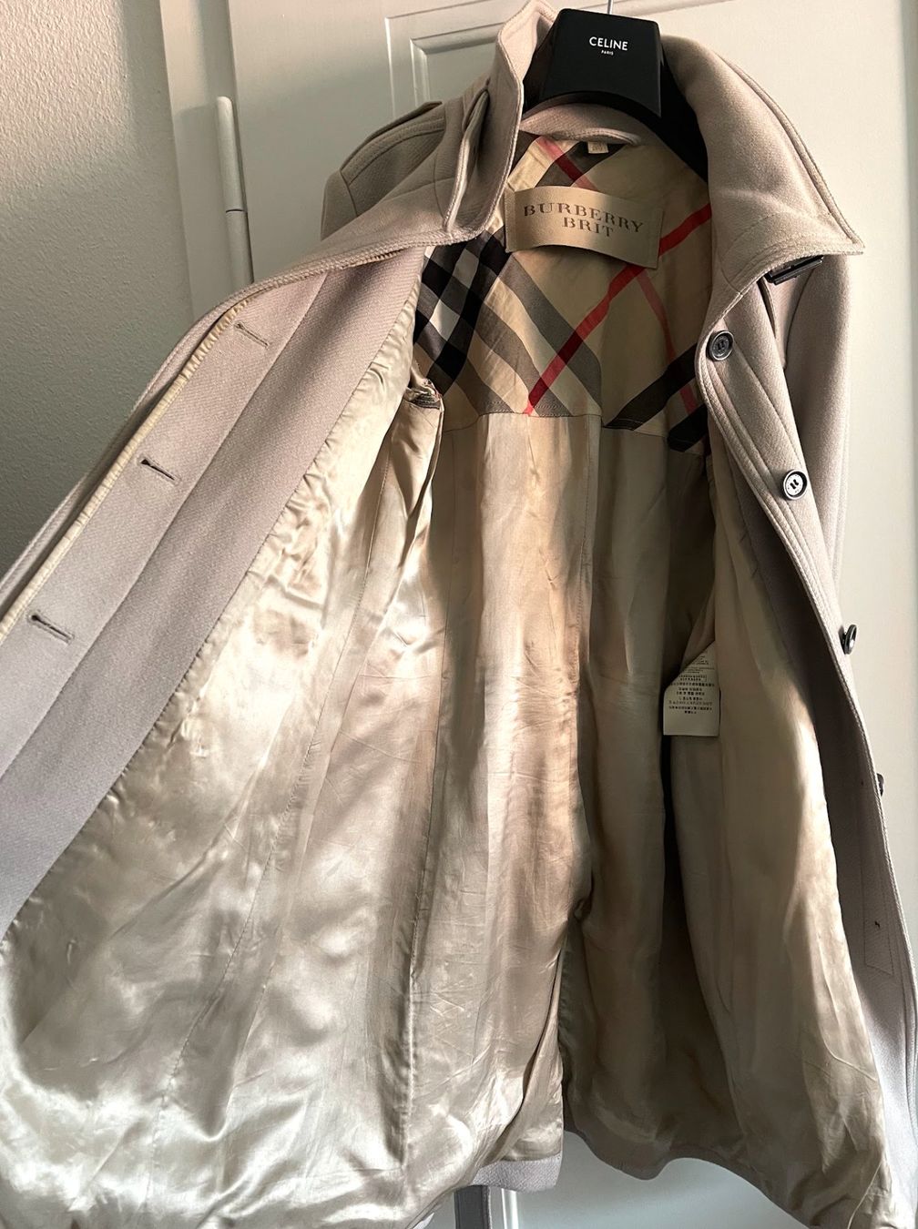 Burberry Cappotti: Burberry Brit wool-cashmere blend coat – Usato da Zürich venduto da aliiix 8