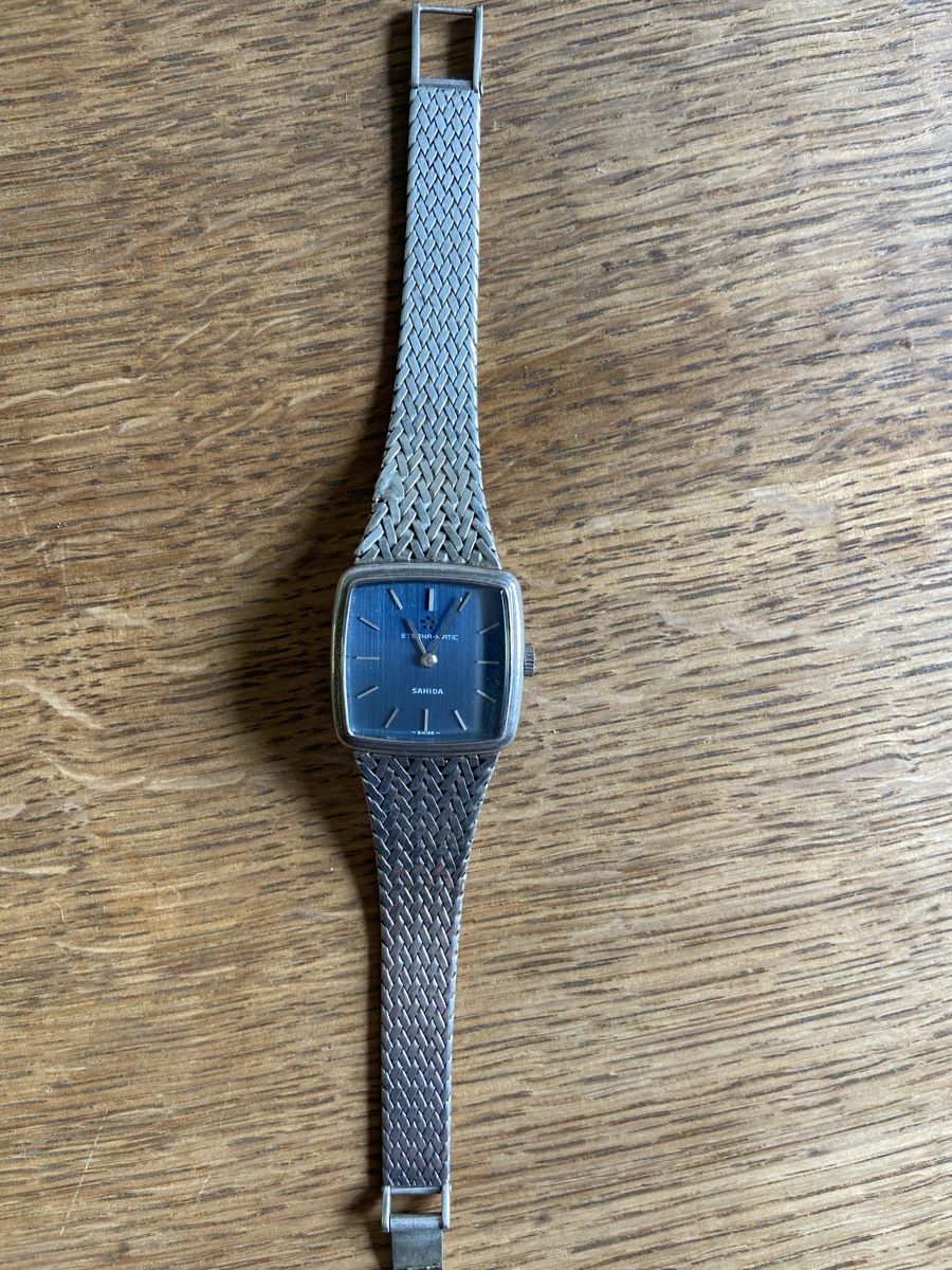 Eterna Uhren: Eterna Sahida Silber Uhr – Gebraucht aus Herrenschwanden von Coke_15