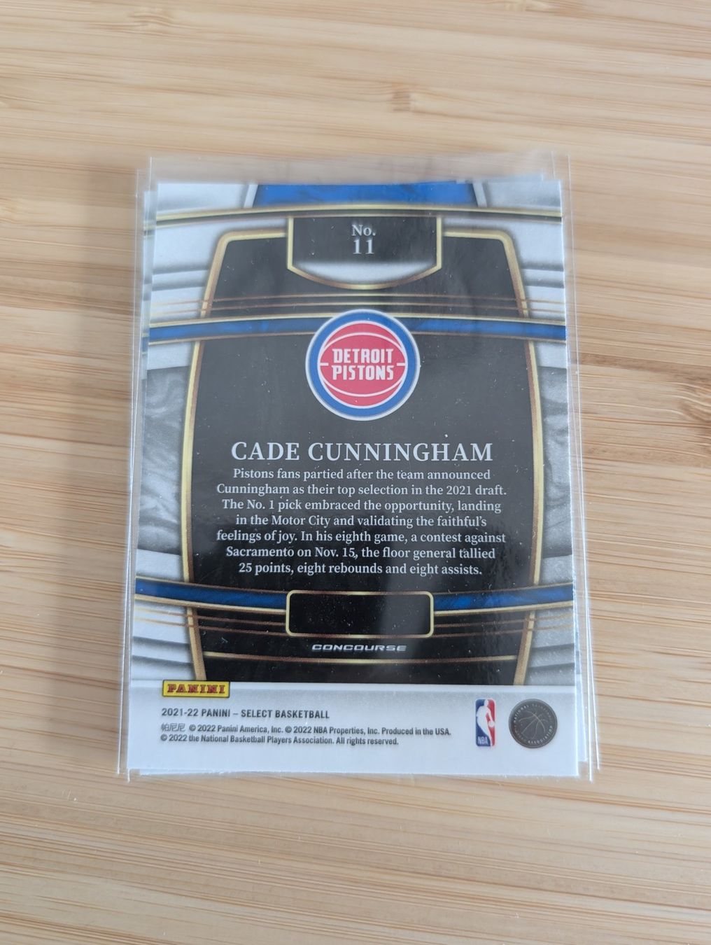 Panini Carte collezionabili: Cade Cunningham - NBA Panini Rookie Card - Select – Usato da Zürich venduto da Brunsketti 1