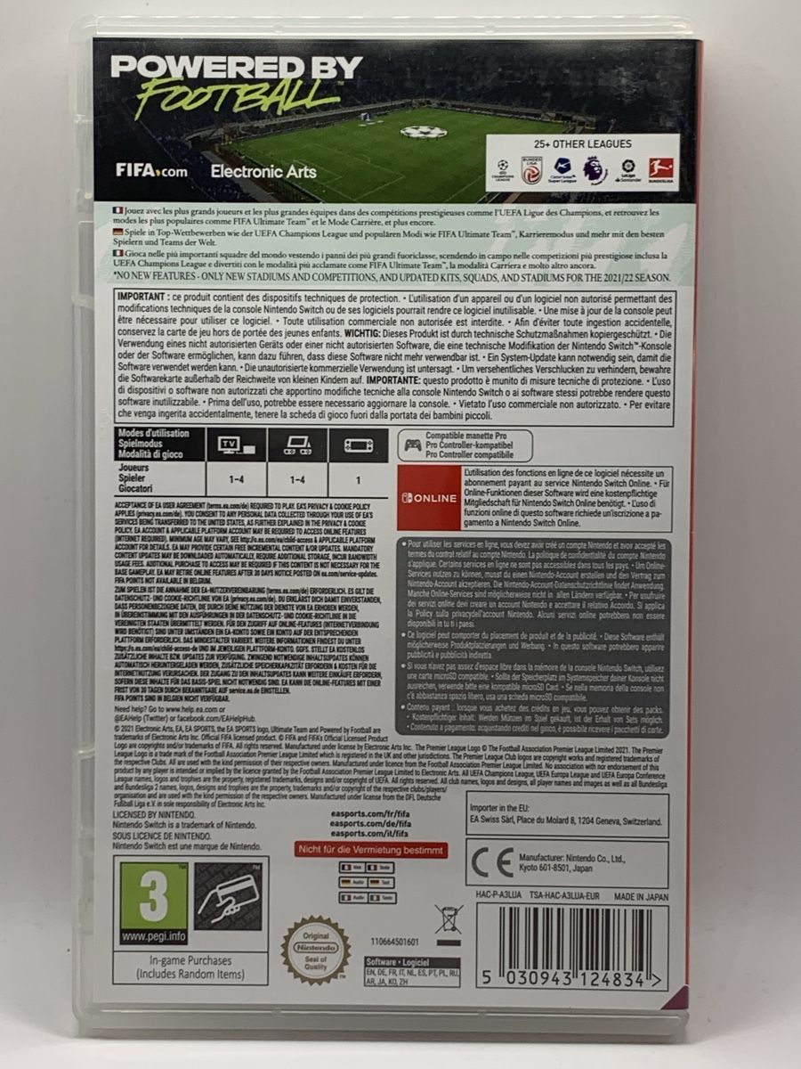 Nintendo Spiele: FIFA 22 - Nintendo Switch Legacy Edition – Gebraucht aus Ostermundigen von RG-Collector 1