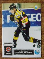 Seltene Hockey Sammelkarte Geoffrey Vauclair HC Ajoie! 1996