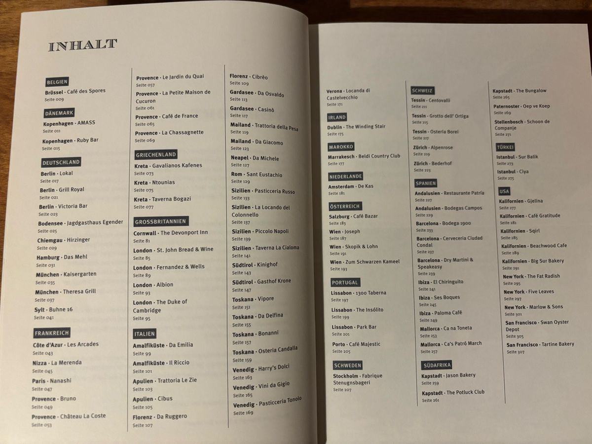 Bücher: 99 Perfekte Restaurants Bars & Cafés. Süddeutsche Zeitung – Gebraucht aus Zürich von WWehrle 1
