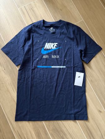 Nike Air Max T-Shirt - Neu mit Etikett - Dunkelblau  Gr S