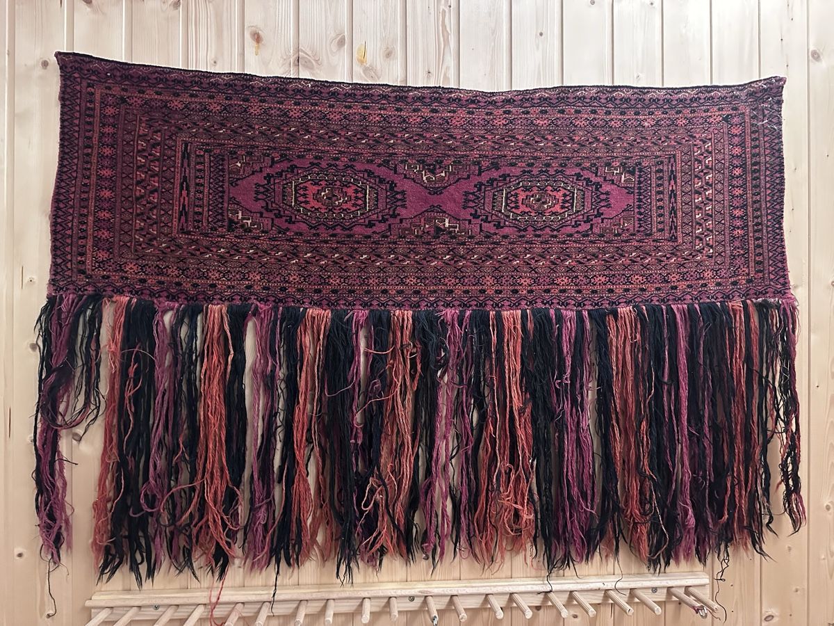 Teppiche: Orientalischer Teppich mit Fransen, rot – Gebraucht aus Riedholz von lena__4533 1
