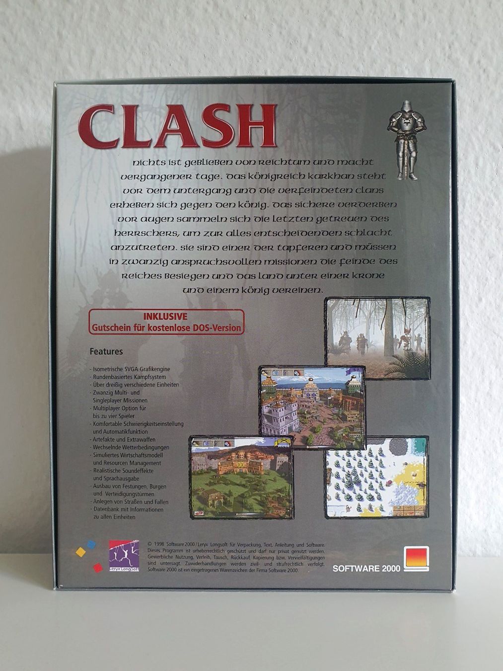 Giochi: PC Game (Software 2000) Clash (1997) Big Box – Usato da Greifensee venduto da perfectioN88 2