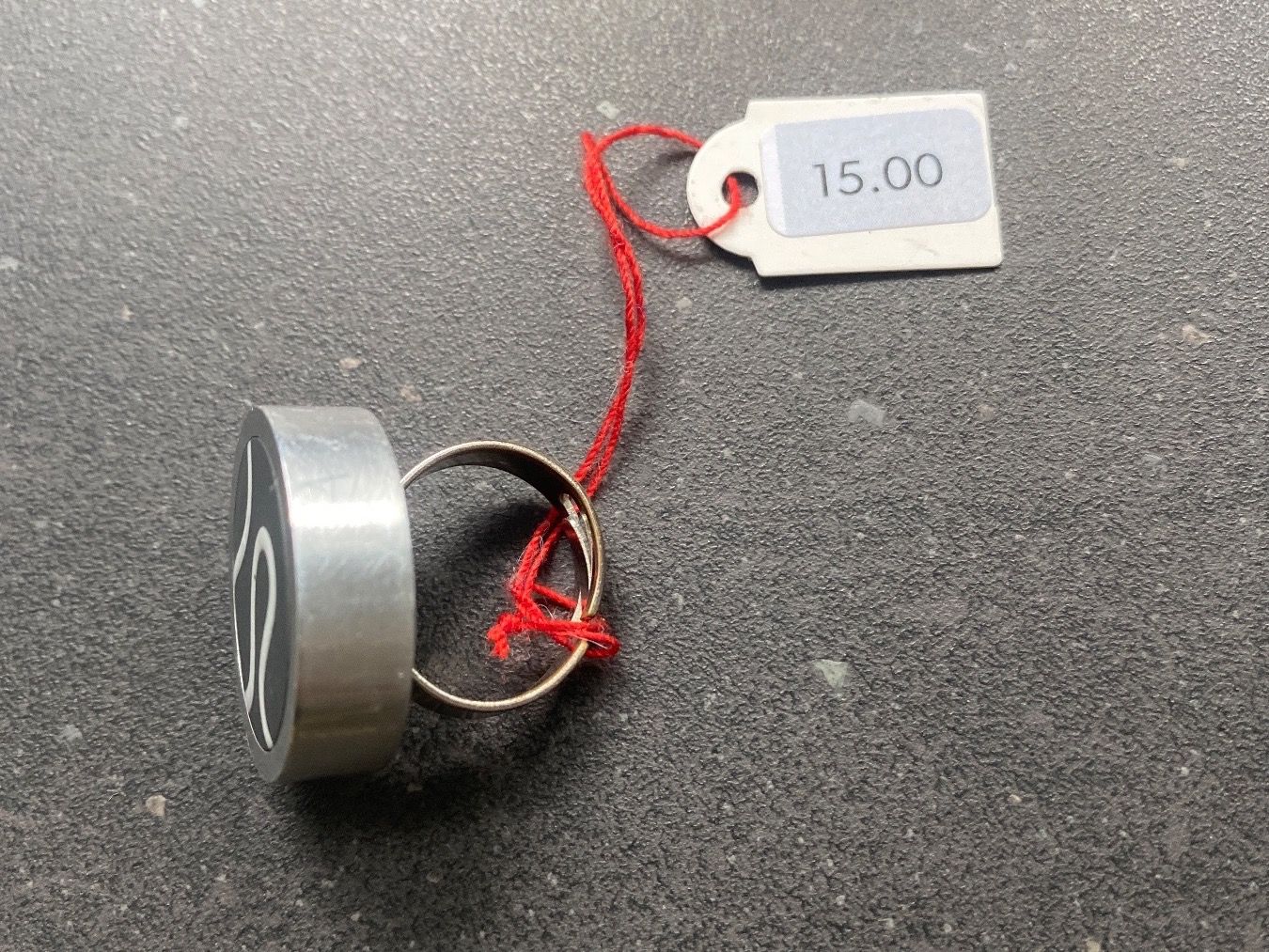 Anelli: Großer dicker RING FINGERRING flexibler Durchmesser / Unikat – Usato da Frauenfeld venduto da Boldi46 2