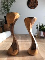 Teelichthalter aus Olivenholz
