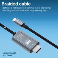 2meter USB-C zu HDMI Kabel 4K 30Hz Adapter iPhone Natel ipad