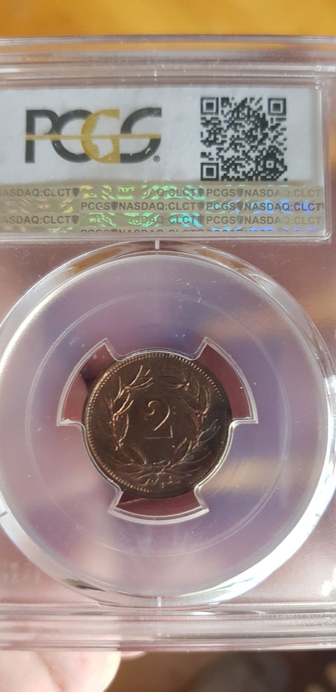 Tutti le monete: TOP 2 Rappen 1936 MS64RB – Usato da Meyrin venduto da menelaos77 1