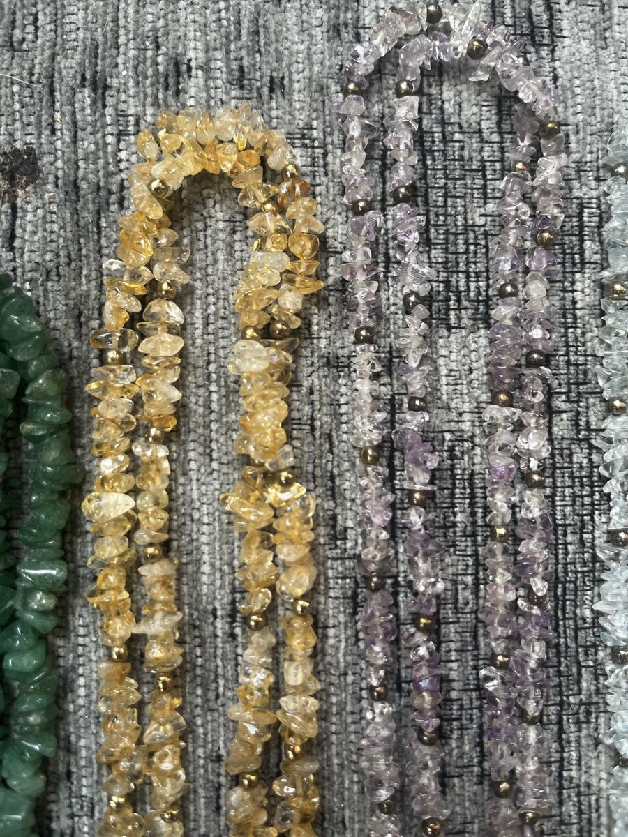 Catenine: Kette Stein-Mix bunt 9 Stk. Neuwertig – Usato da Altdorf UR venduto da kaa_dr2x 5