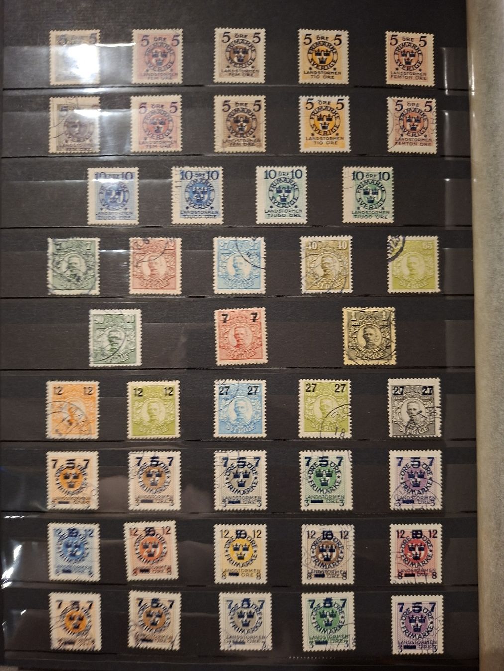 Alle Briefmarken: Briefmarkensammlung Schweden  – Gebraucht aus Balgach von SIMEON27 2