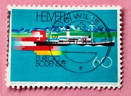 Nr. 845 LEBENSRAUM EUREGIO BODENSEE GESTEMPELT 1993  