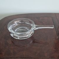Antike mundgeblasene Glasschale, ca. 1950er Jahre, skandinav