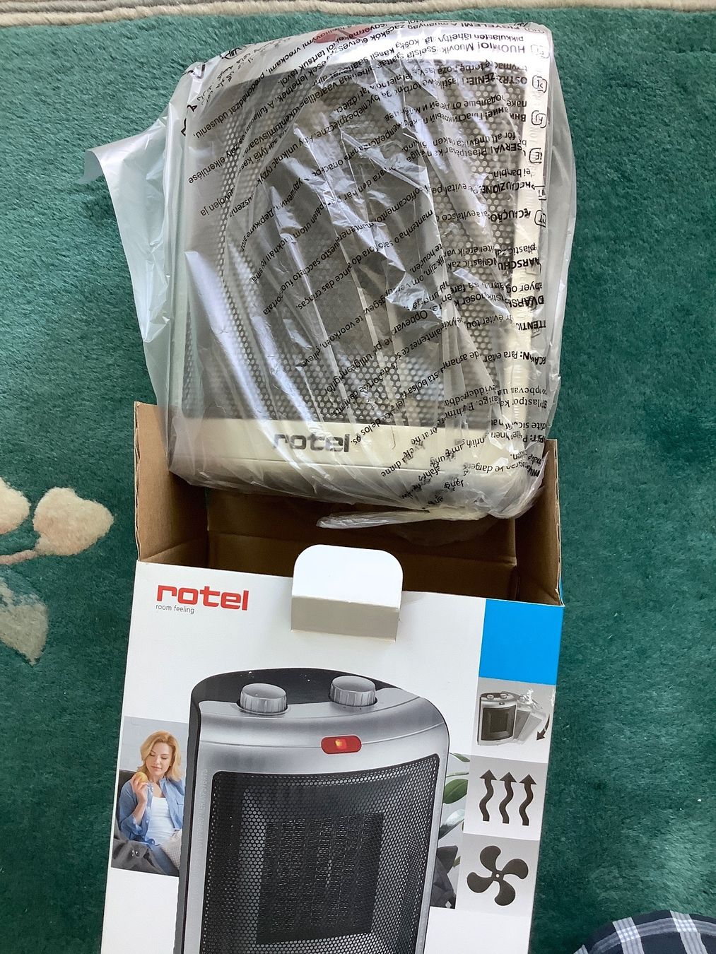Rotel Radiatori: Rotel Heizlüfter Ceramic Heater 7043CH – Nuovo e nell'imballaggio originale da Zürich venduto da Verde21 2