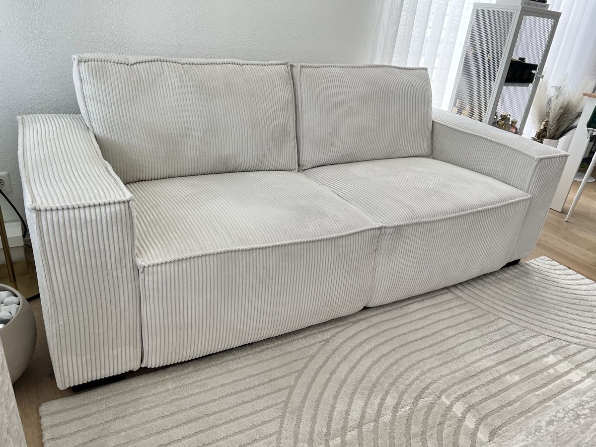 Sofas: Cord Sofa in beige – Neu (gemäss Beschreibung) aus Kreuzlingen von Yavuz94 5