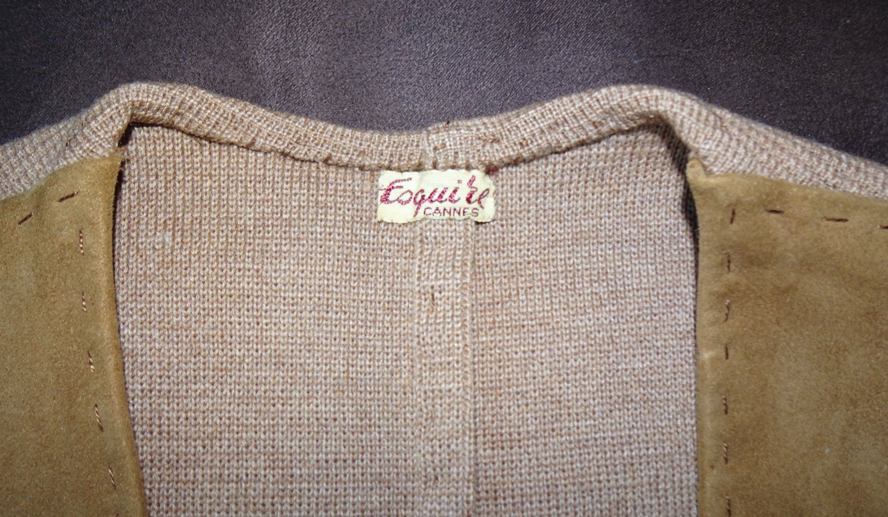 Gilet & Giacche: Gilet en cuir suédé taille M – Usato da Châtelaine venduto da Gio54321 6