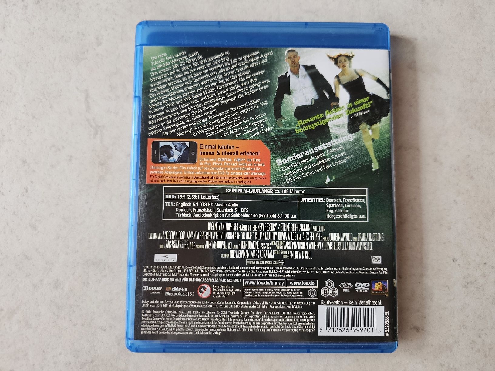 Tutti i DVDs: In Time  /  Bluray – Usato da Schneisingen venduto da backstore24 1
