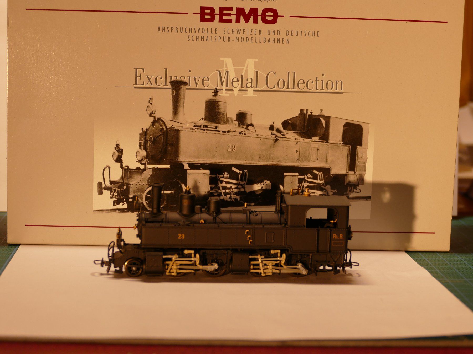 Bemo Modellini di ferrovie: Bemo MetalCollection G 2/3 + 2/2 29 – Nuovo e nell'imballaggio originale da Reutlingen/Winterthur venduto da Duekpr 1
